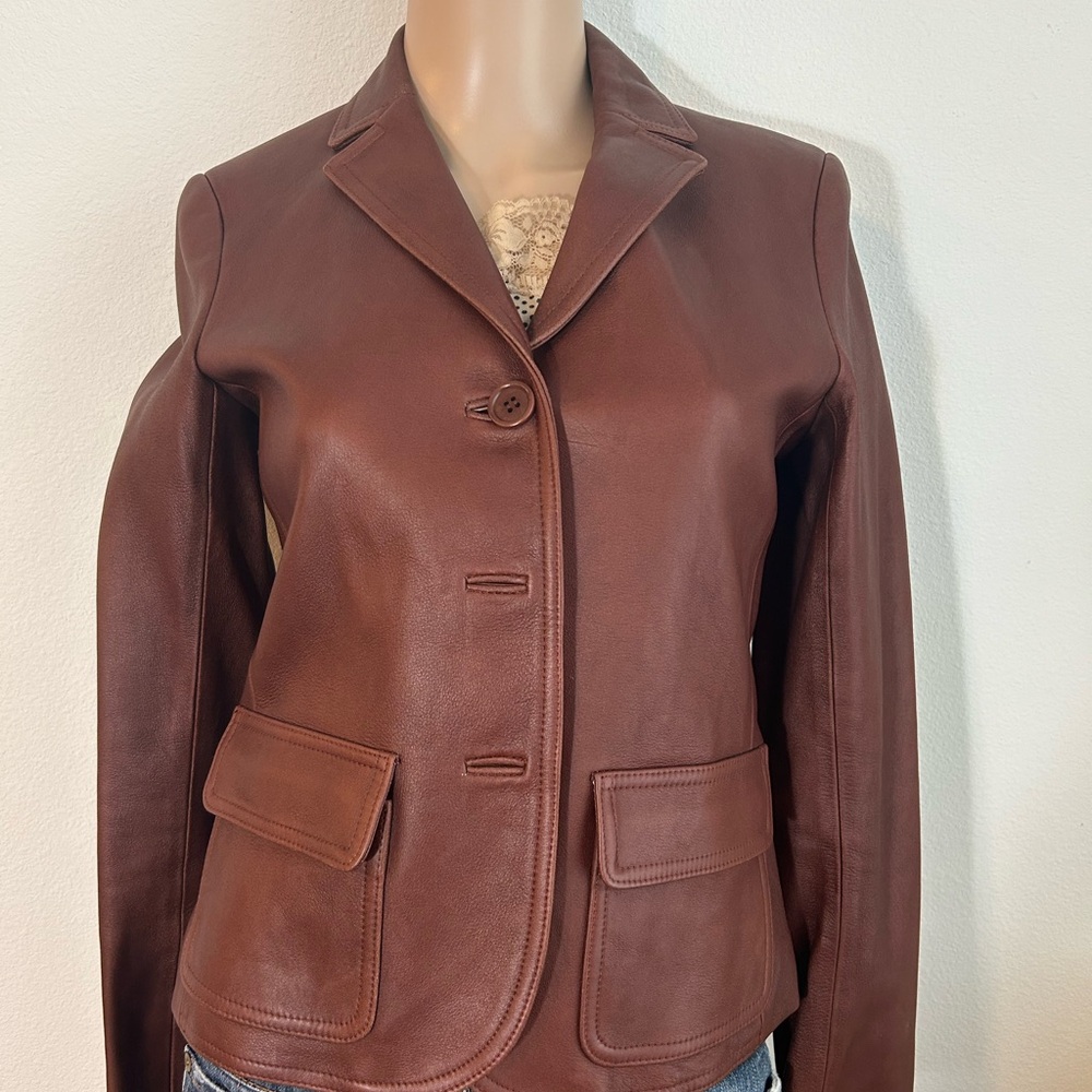 Theory leather Jacket